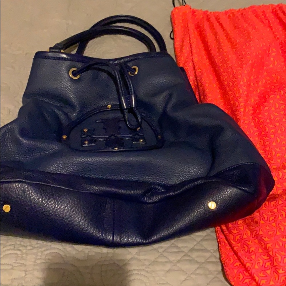 Tory Burch draw string bag.